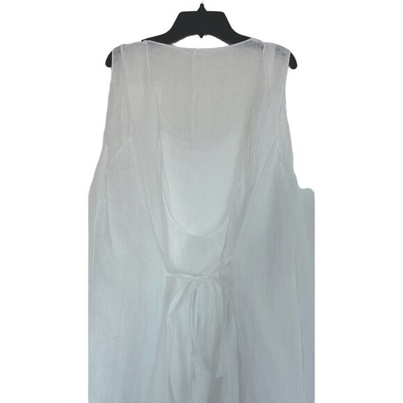 The Row betrays linen midi dress ivory XS - Picture 8 of 12